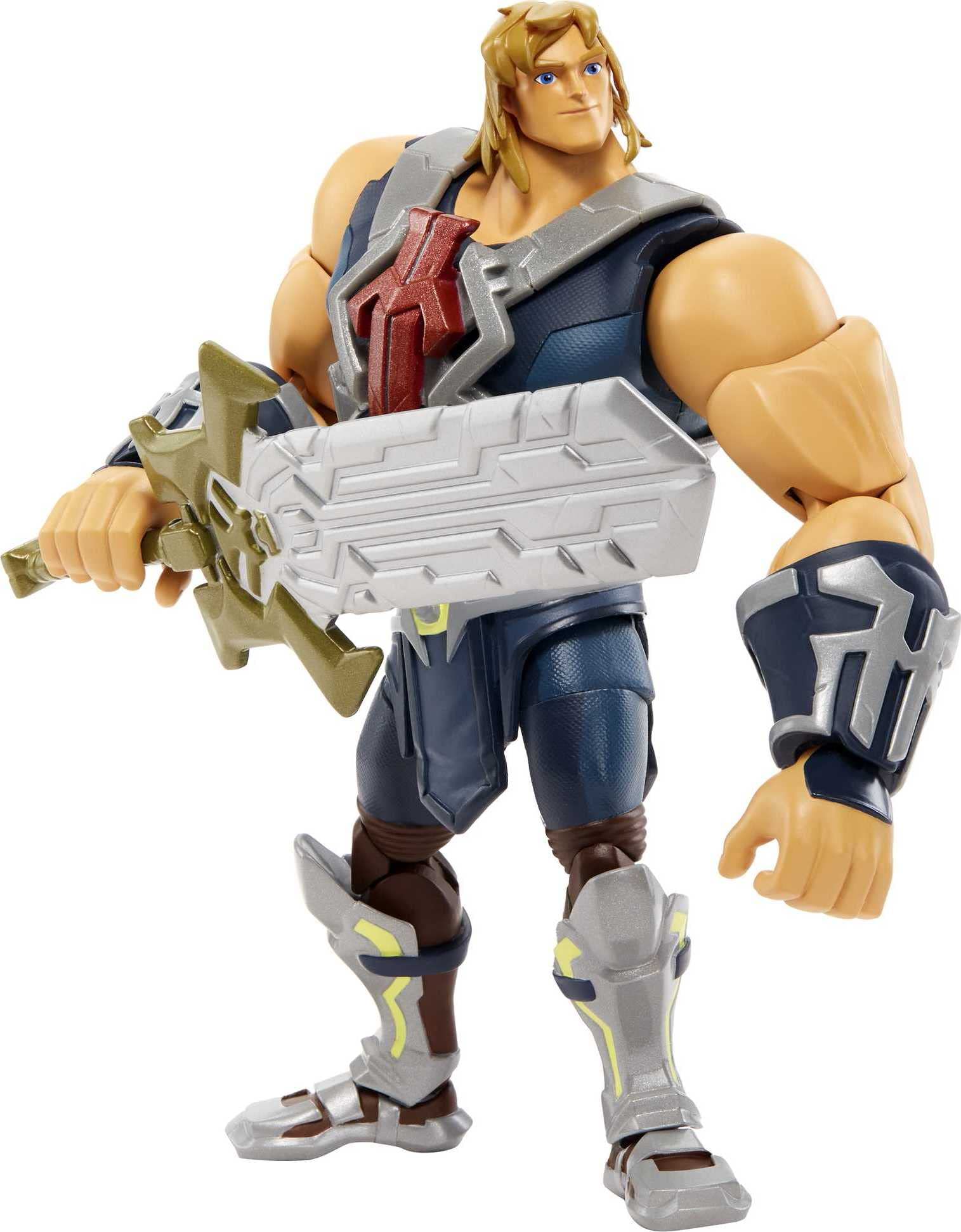 Masters of the Universe Masterverse Animated He-Man Action Figure with Accessories, 7-inch MOTU Collectible Gift