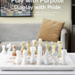 Radicaln Marble Chess Set 12" Luxury Board Game & Chess Sets for Adults