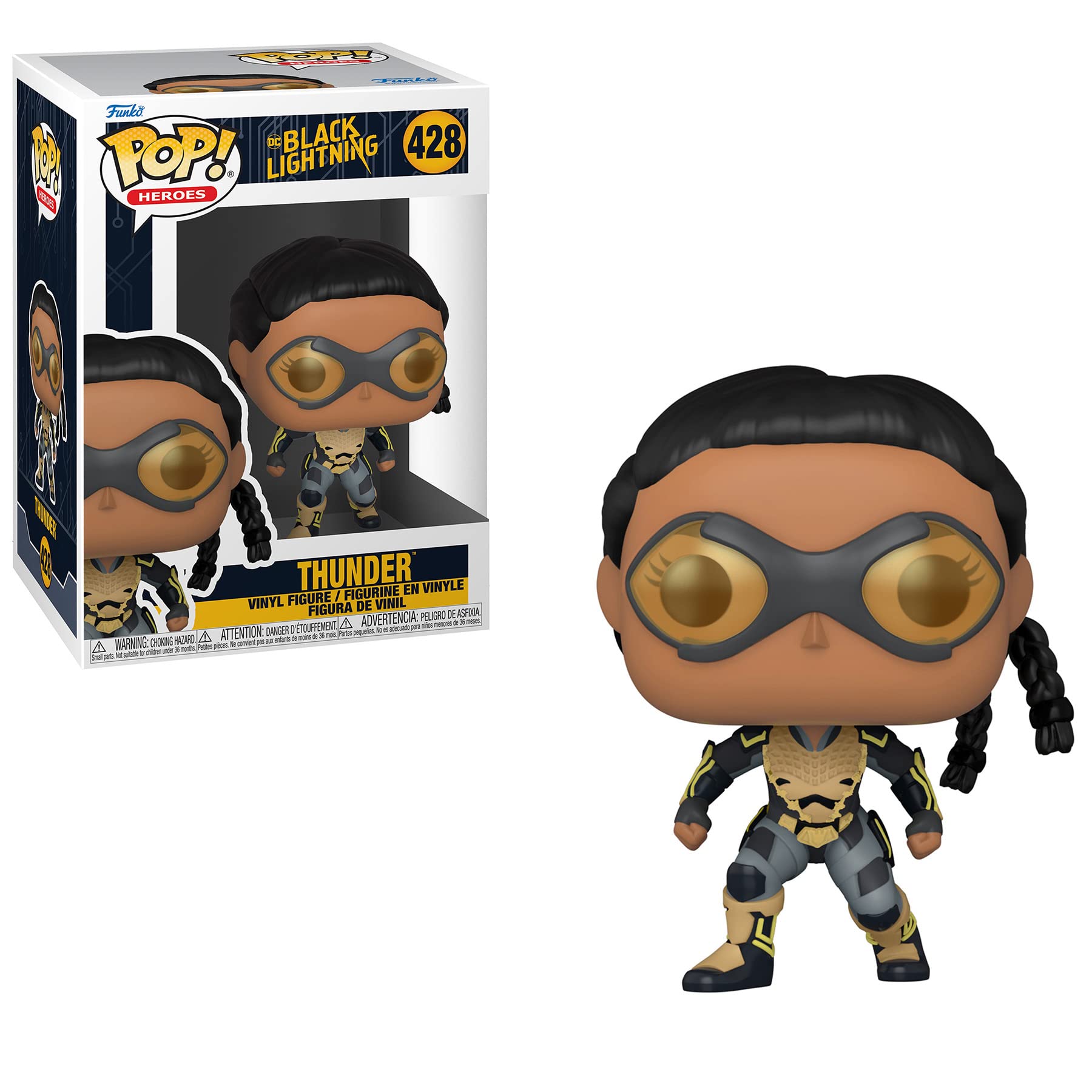 Funko POP! DC Black Lightning Collectors Set - Black Lightning, Thunder, and Tobias Whale