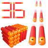 TORMEN Mega Darts Refill Pack, Compatible for Nerf Mega Series, 36 Pcs, Red