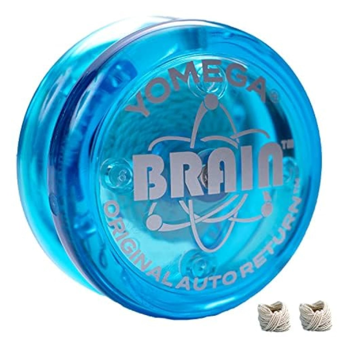 Yomega The Original Brain - Professional Yoyo for Kids and Beginners, Responsive Auto Return Yo Yo Best for String Tricks + Extra 2 Strings & 3 Month