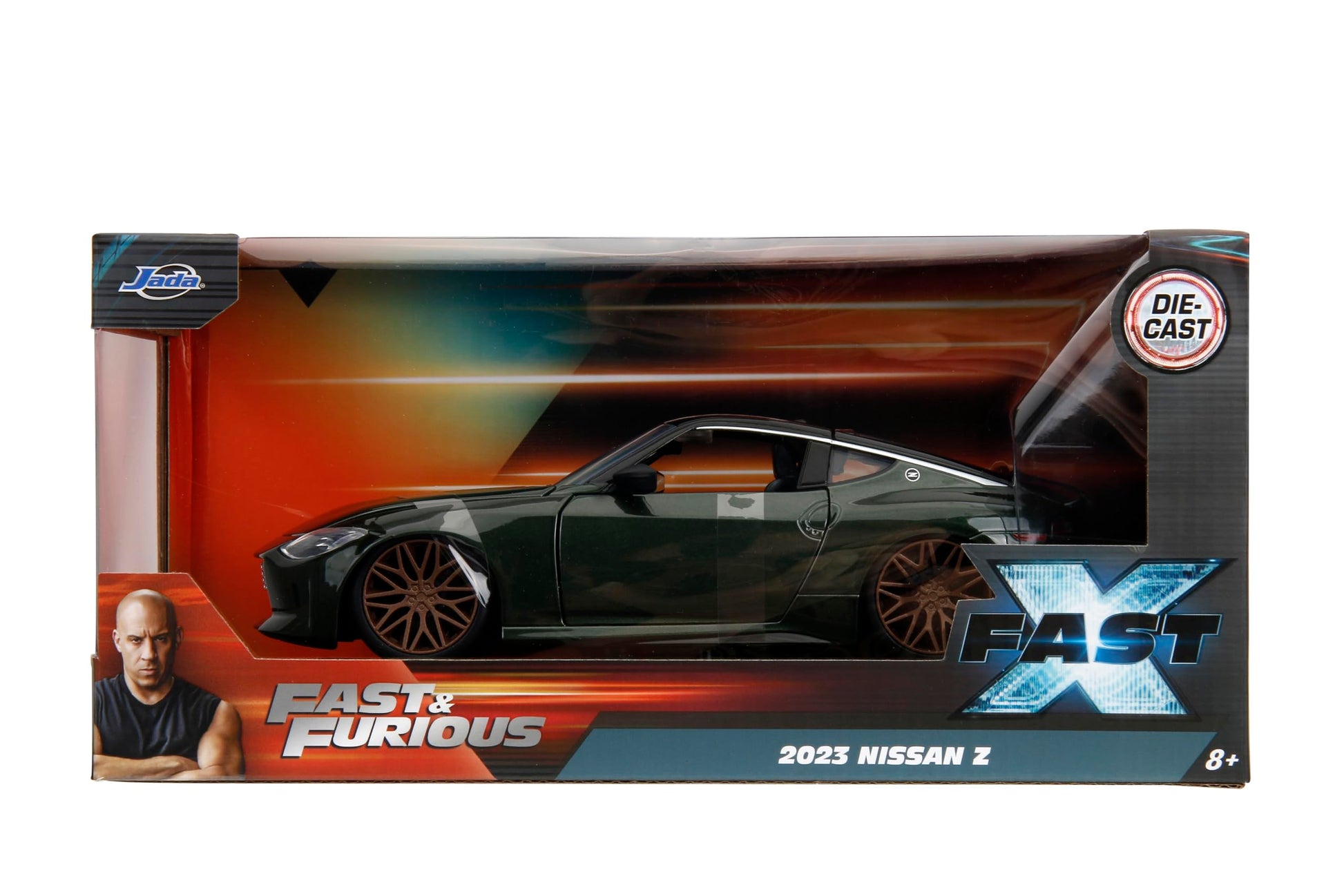 Jada Fast & Furious Fast X 1:24 2023 Nissan Z Die-Cast Car, Toys for Kids and Adults