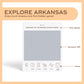 Reach International Outfitters Arkansas Adventure Bucket List: 50 Scratch-Off Cards for Outdoor Activities, Tourist Attractions, and Road Trips