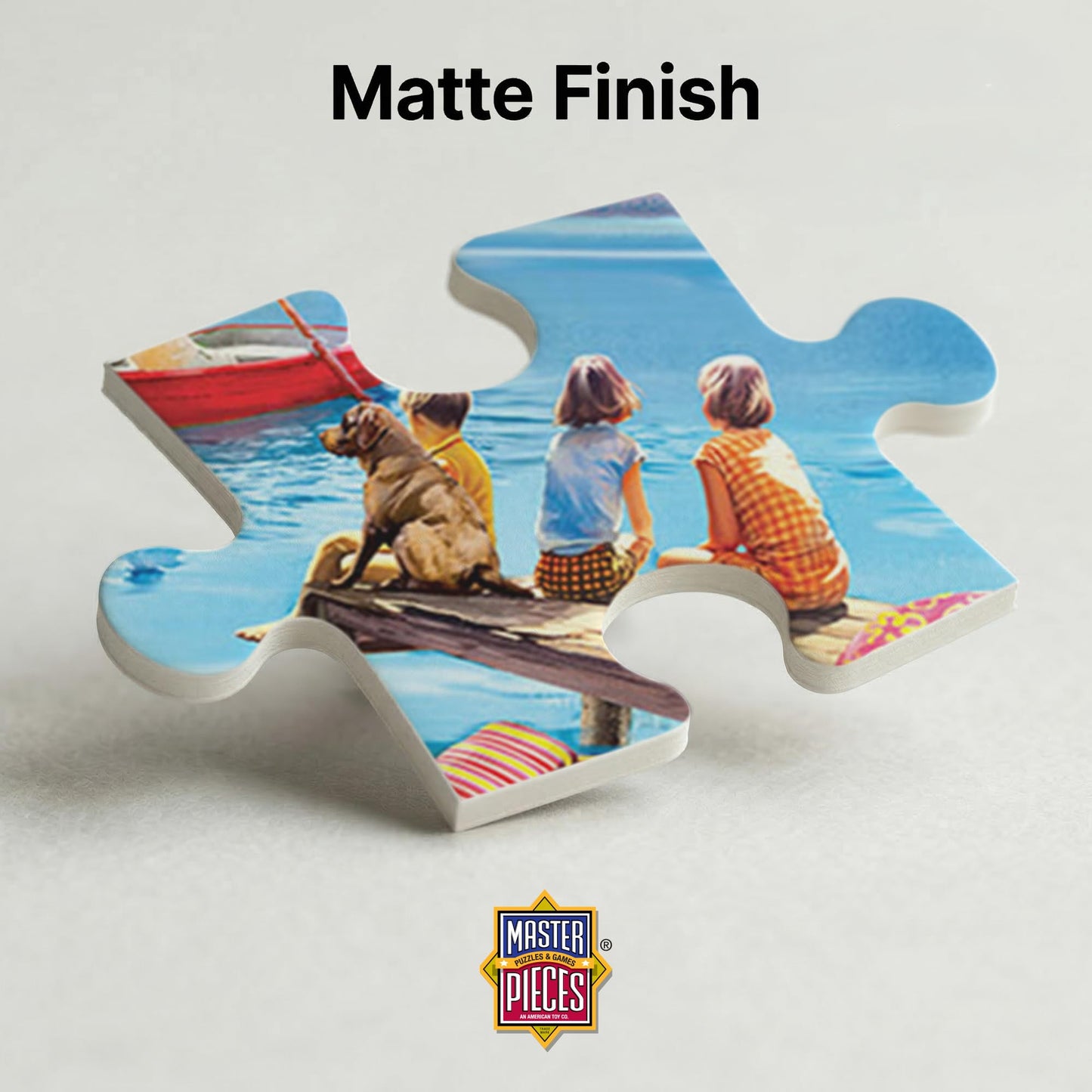 MasterPieces - 300 Piece Jigsaw Puzzle, Large EZ Grip Shapes, Waterslide Wanderlust, Fun for Adults, Seniors, Family, Kids, Non-Glare Finish, 18"x24"