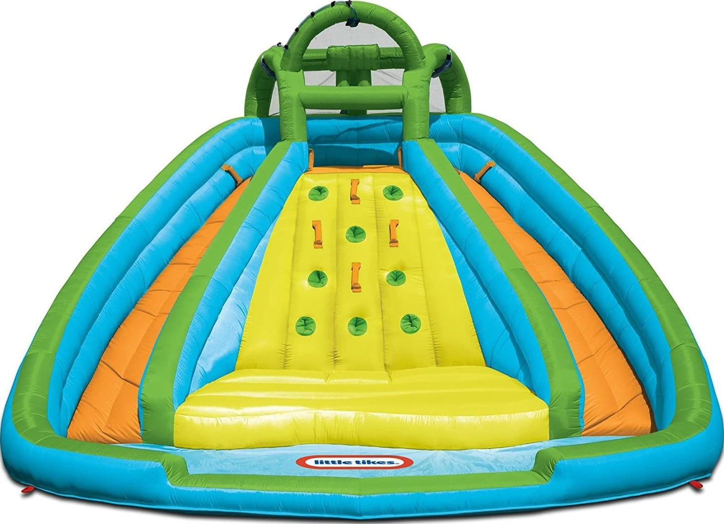Little Tikes Rocky Mountain River Race Inflatable Slide Bouncer, 161" L x 169" W x 103" H/Weight: 50.00 lbs., Multicolor