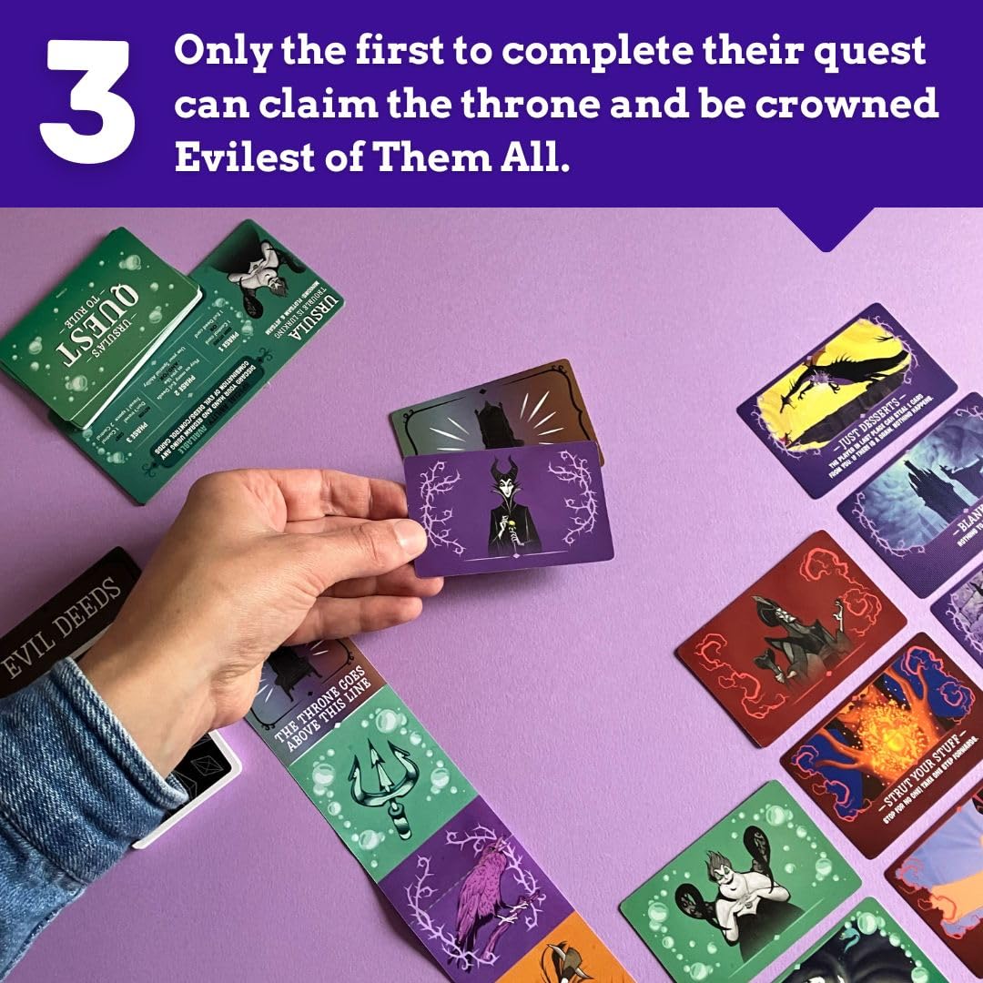 Selfish: Disney Villains | The Card Game Where Only The Ruthless Survive |Play as Your Favorite Disney Villain| Make it to The End First to Win |Ages
