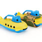 Green Toys Submarine - Bpa, Phthalate Free Blue Watercraft with Spinning Rear Propeller Made from Recycled Materials. Safe Toys for Toddlers