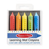 Melissa & Doug Learning Mat Crayons, 1 EA