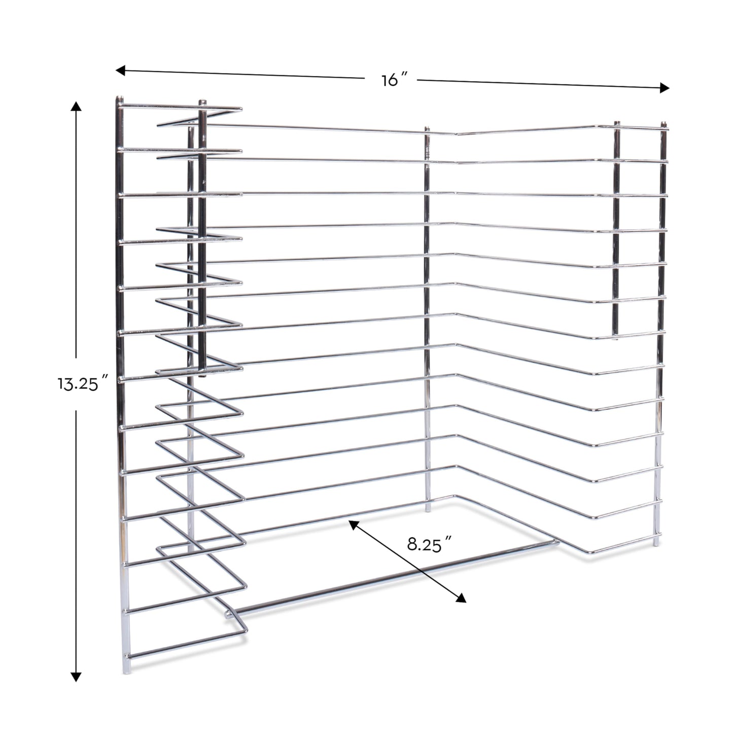 Melissa & Doug Deluxe Metal Wire Puzzle Storage Rack for 12 Small and Large Puzzles