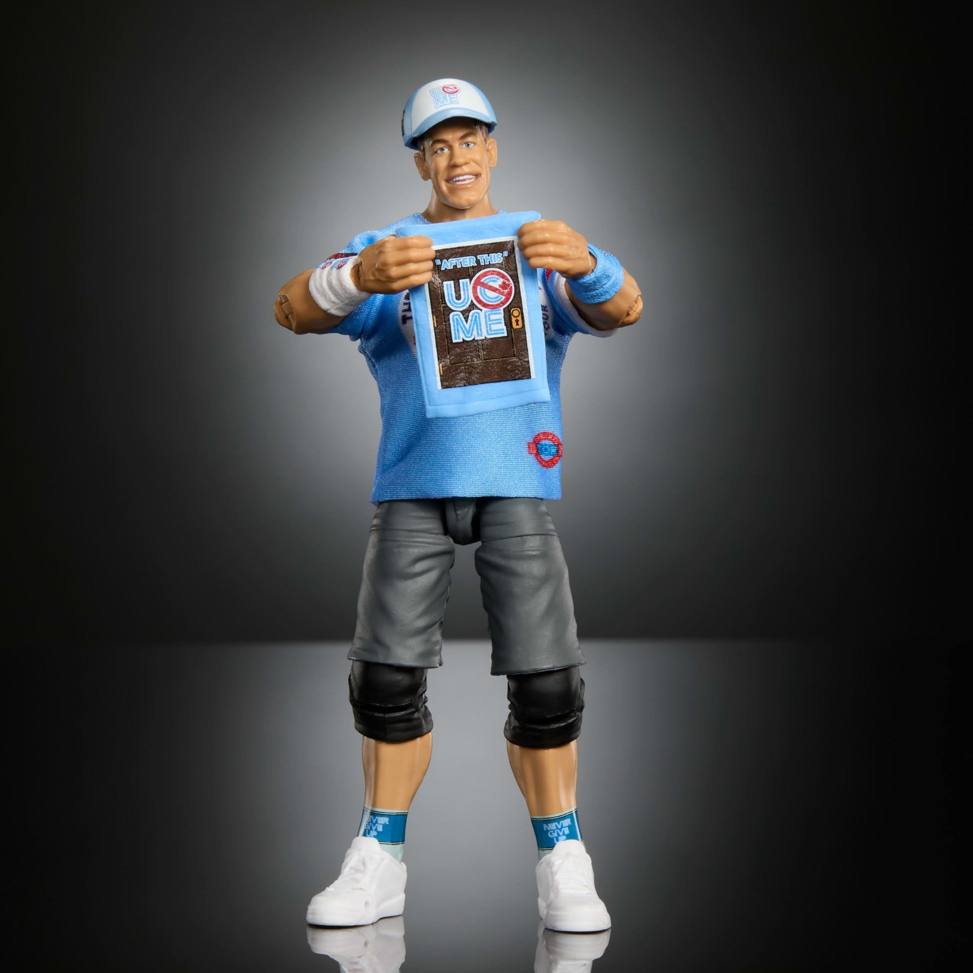 Mattel WWE Ultimate Edition Action Figure & Accessories Set, John Cena 6-inch Collectible with Swappable Heads & Hands, 30 Articulation Points