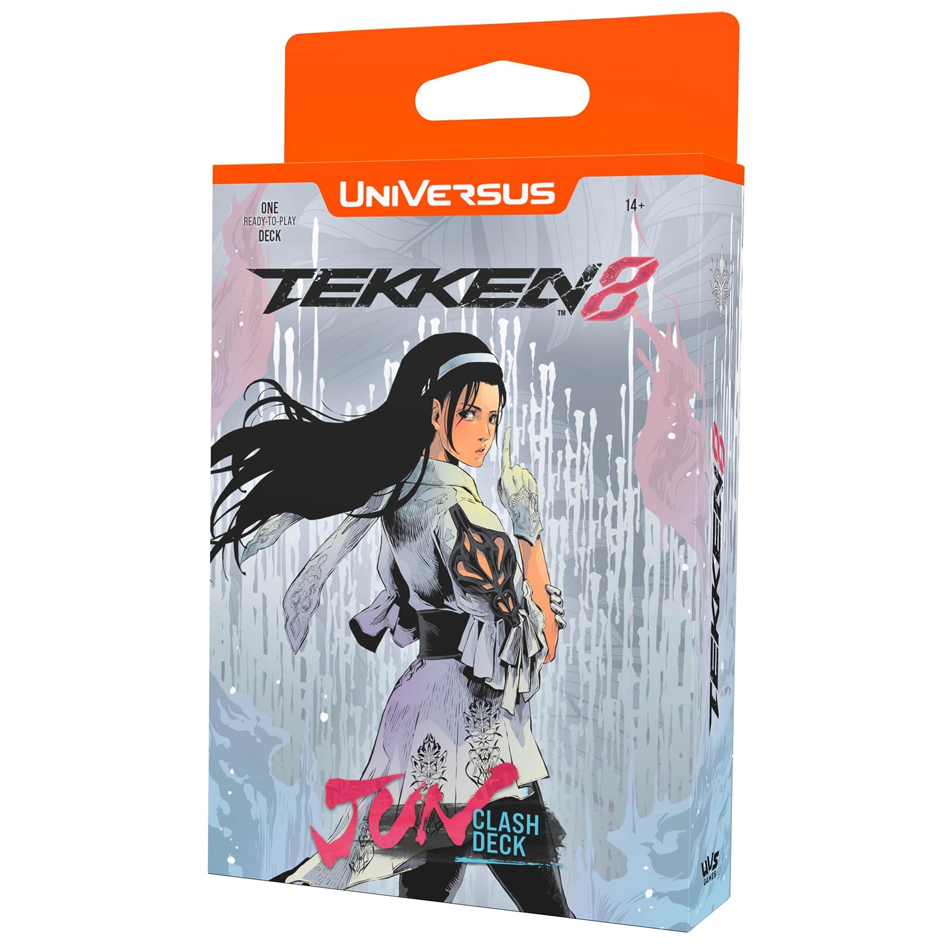 UFS Gamse UniVersus Tekken 8: Clash - Jun Ready to Play Character Deck, Collectible Card Game, Paper Play Mat, Officially Licensed