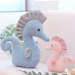 Xshelley Seahorse Stuffed Animal PlushToys Seahorse Dolls Furniture Decorations,Realistic Seahorse Plush Pillow Kids Birthday Present (11.8 inch)