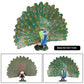 FLORMOON Bird Toys pcs Realistic Peacock Plastic Early Educational Toys Cupcake Topper Party Gift for Kids 2+ Year Old