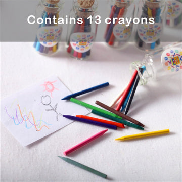 Miniatures Crayon, Dollhouse Colored Crayon Pencil, with Glass, 1:12 Tiny Colored Crayon, for Dollhouse Accessories Making Crafts (1PCS)
