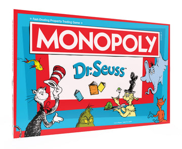 Monopoly: Dr. Seuss | Buy, Sell, Trade Books | Collectible Classic Monopoly Game Featuring Custom Game Board & Artwork | Officially-Licensed Game