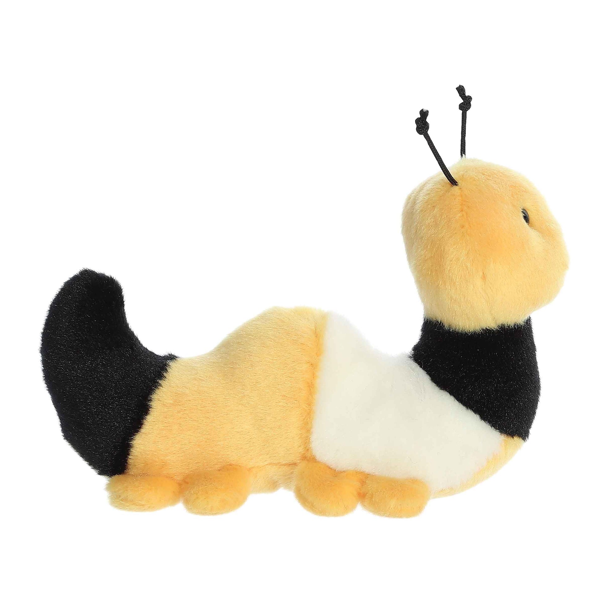 Aurora® Adorable Mini Flopsie™ Monarch Caterpillar Stuffed Animal - Mini Companions Ready for Playful Adventures - for Kids All Ages, Toddlers