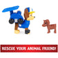 PAW Patrol Big Truck Pups - Chase Action Figure with Rescue Drone with Click Mount Command Center Platform and Animal Friend