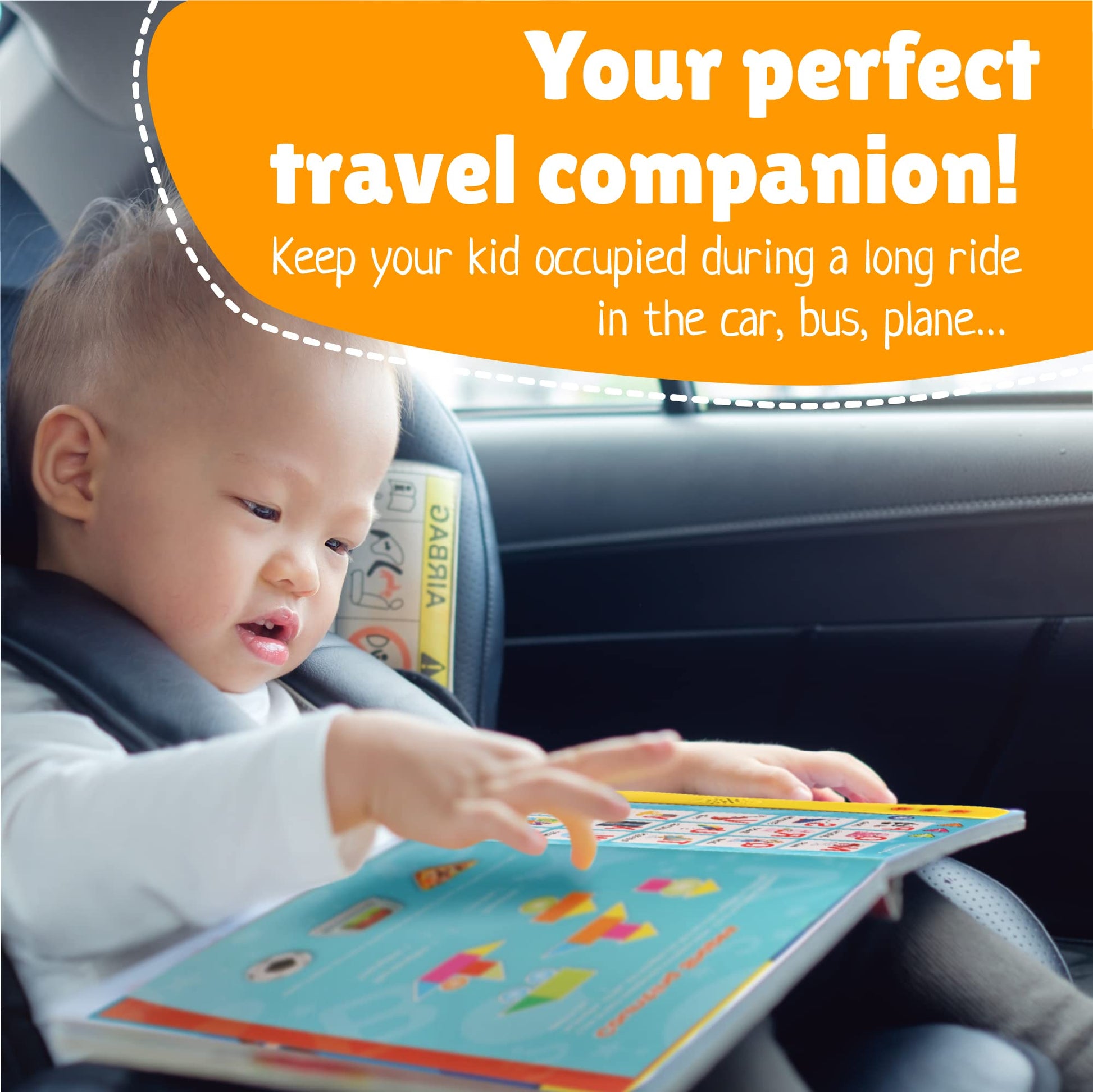Preschool Learning Activities Book - Interactive ABC Sound Book, Toddler Learning Toy for Kids Ages 3+, Educational Alphabet Toy for Boys and Girls.