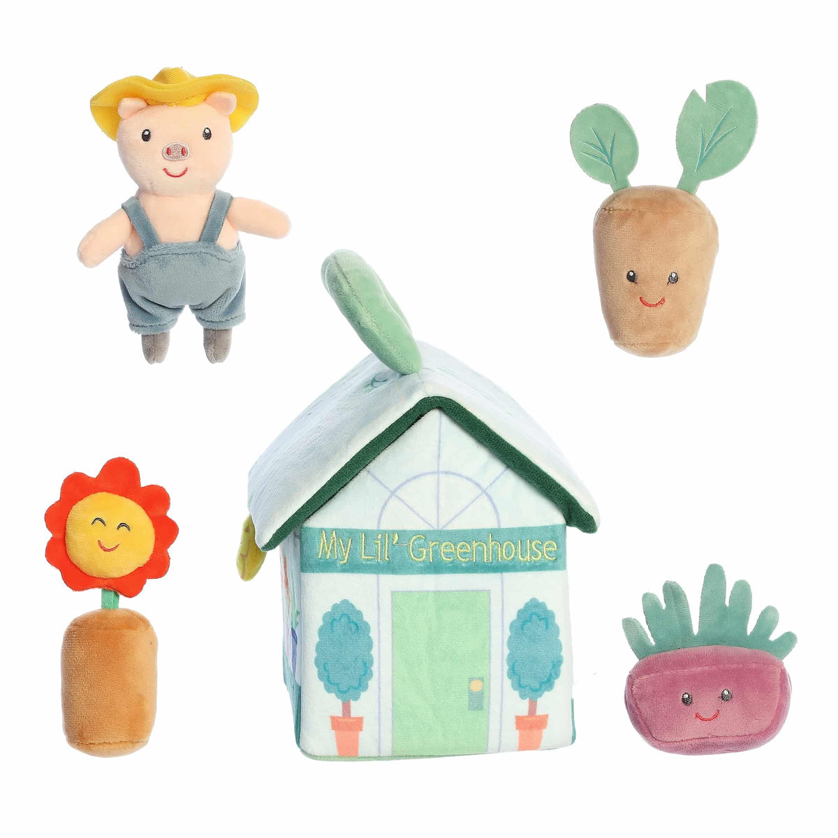 Aurora Ebba Baby Talk 6.5" My First Greenhouse Engaging Baby Playset