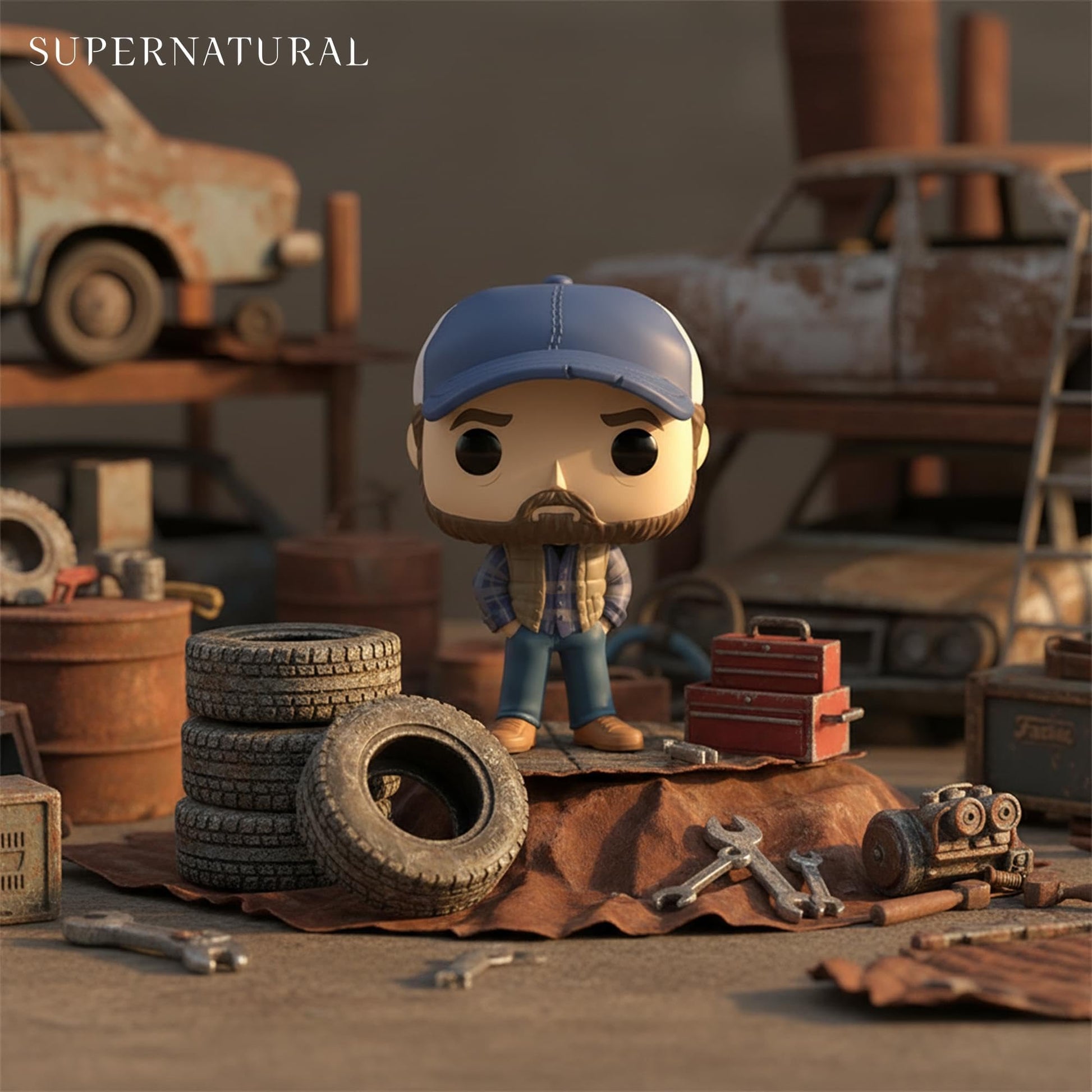 Funko Pop! TV: Supernatural - Bobby Singer - Collectable Vinyl Figure - Gift Idea - Official Merchandise - Toys for Kids & Adults - TV Fans - Model