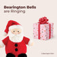 Bearington Nick Santa Claus Christmas Stuffed Plush - 6" Soft Christmas Stuffies for Kids with Red and White Hat, Soft Fur, and Weighted Bottom