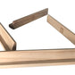 Bene Casa - Wooden Domino Trays - Set of 4 - Each Tray Can Hold Up to 10 Dominoes - Made for Double-six and Double-nine Dominoes