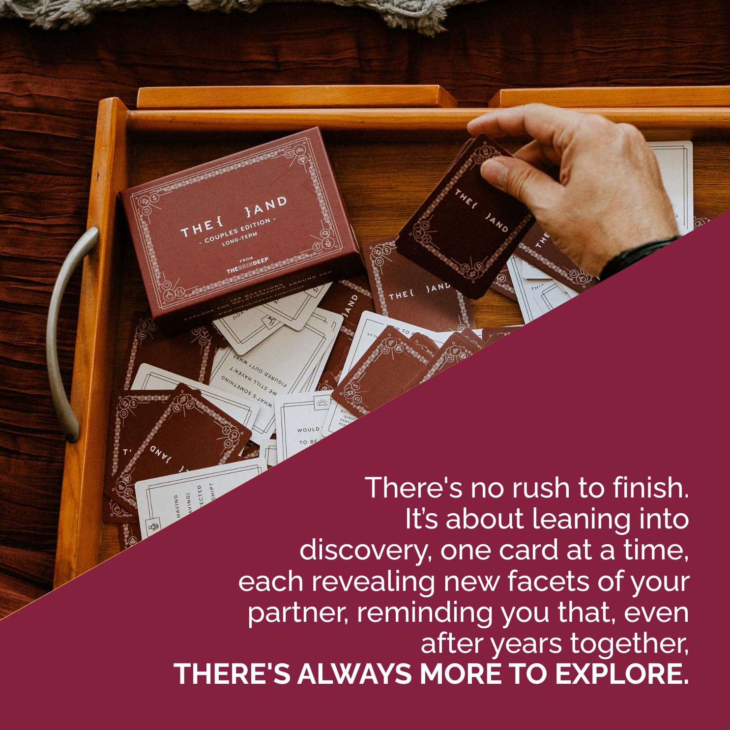 {THE AND} Long Term Couples Edition - 199 Meaningful Conversation Cards for Couples - Questions to Reconnect & Deepen Relationships - Couples Card