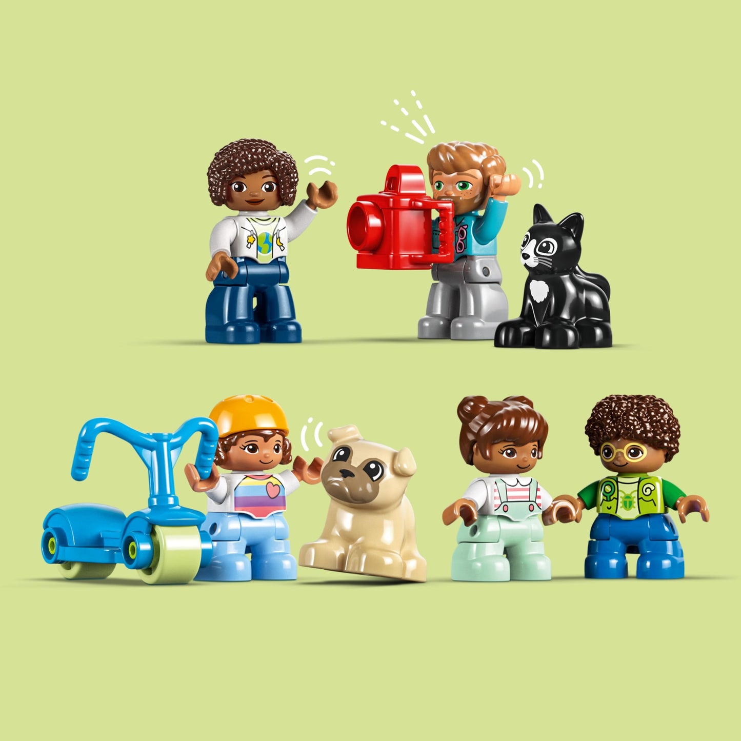 LEGO DUPLO Town 3 in 1 Family House 10994 Educational STEM Building Toy Set, Gift for Christmas for Toddlers Ages 3 and Up, Car Toy and 3 Floor House
