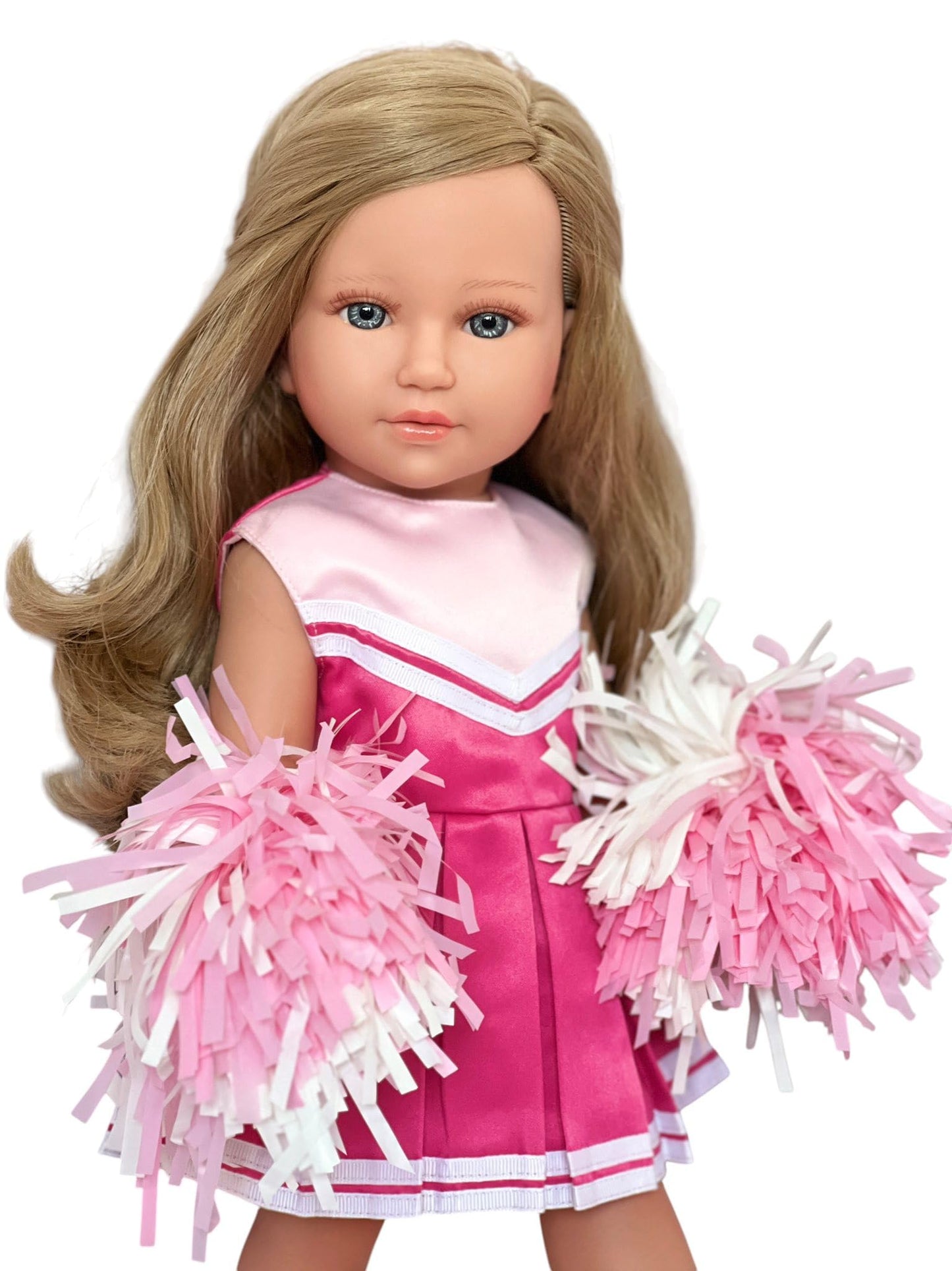 18 Inch Doll Clothes- Pink Cheerleader Outfit Fits 18 Inch Fashion Girl Dolls
