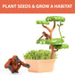 Wild Scenes Orangutans' Treetop Adventure - Grow & Play Kit Environmentally Friendly Wildlife Conservation Toy - Animal Playset for Kids Ages 4 and Up