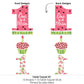 Big Dot of Happiness 1st Birthday One in a Melon - Fruit First Birthday Party Centerpiece Sticks - Table Toppers - Set of 15