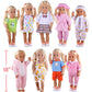 Alive Baby Doll Clothes Accessories, 9 Sets Outfits for 14-15 Inch Alive Baby Doll and 18-inch Doll, Reborn Newborn Doll Clothing Dress, Dolls Not