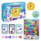 The Fidget Game Squishy Time Rescue - Telling Time Game for Kids Ages 6-11 | Multisensory Hands-On Learning Board Game with Manipulatives | Classroom