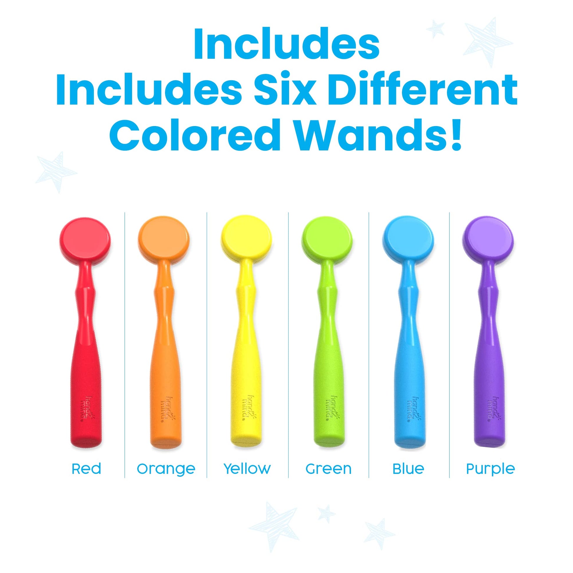 hand2mind Magnetic Wands for Kids, Magnet Wands, Magnets for Kids Science, Magnets for Teaching, Preschool Science Classroom Supplies, Magnet