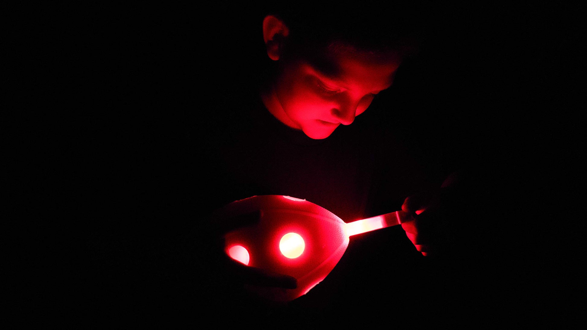 Blue Orange Clydo- The Incredible 24 Hour Football for Kids Age 8 Years and Up- Lights up!