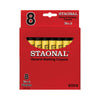 MARKING CRAYONS BLK 8PK