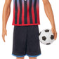 Barbie Careers USSF Soccer Fashion Ken Doll Dressed in Removable Sport-Themed Outfit & Shoes with Accessories
