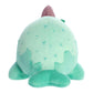 Aurora Enchanting Tasty Peach Tulip Nomwhal Stuffed Animal - Bright & Colorful Design - Showpiece Plush - Green 7 Inches
