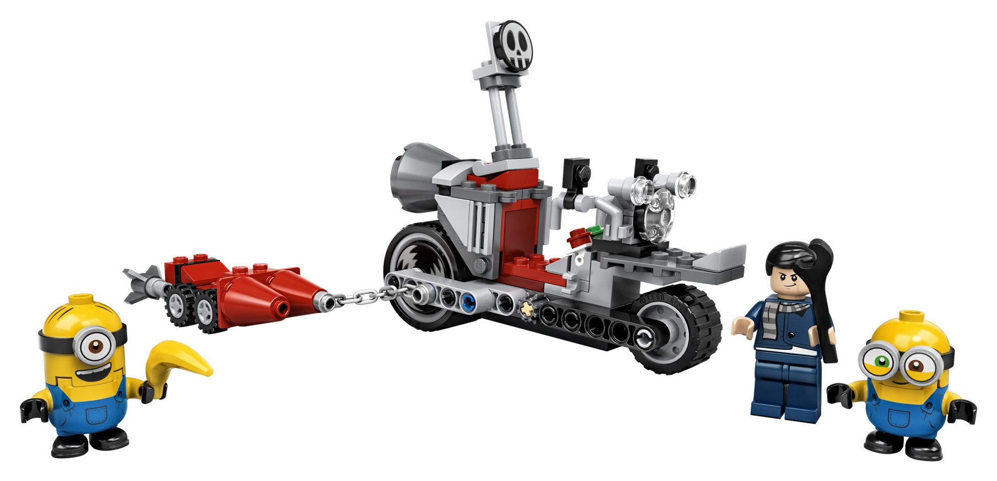 LEGO Minions Unstoppable Bike Chase (75549) Minions Toy Building Kit, with Bob, Stuart and Gru Minion Figures, Makes a Great Birthday Present