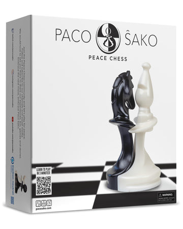 Paco Sako Peace Chess Game, Super Fun for Chess Lovers, Make Peace While Playing Chess, not War - Chess Set Board Game for Peace Makers | 2-Players