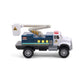 Mighty Fleet Toughest Minis 5" Cherry Picker Toy w/Lights & Sounds, Realistic Design & Batteries Included - Age 3+