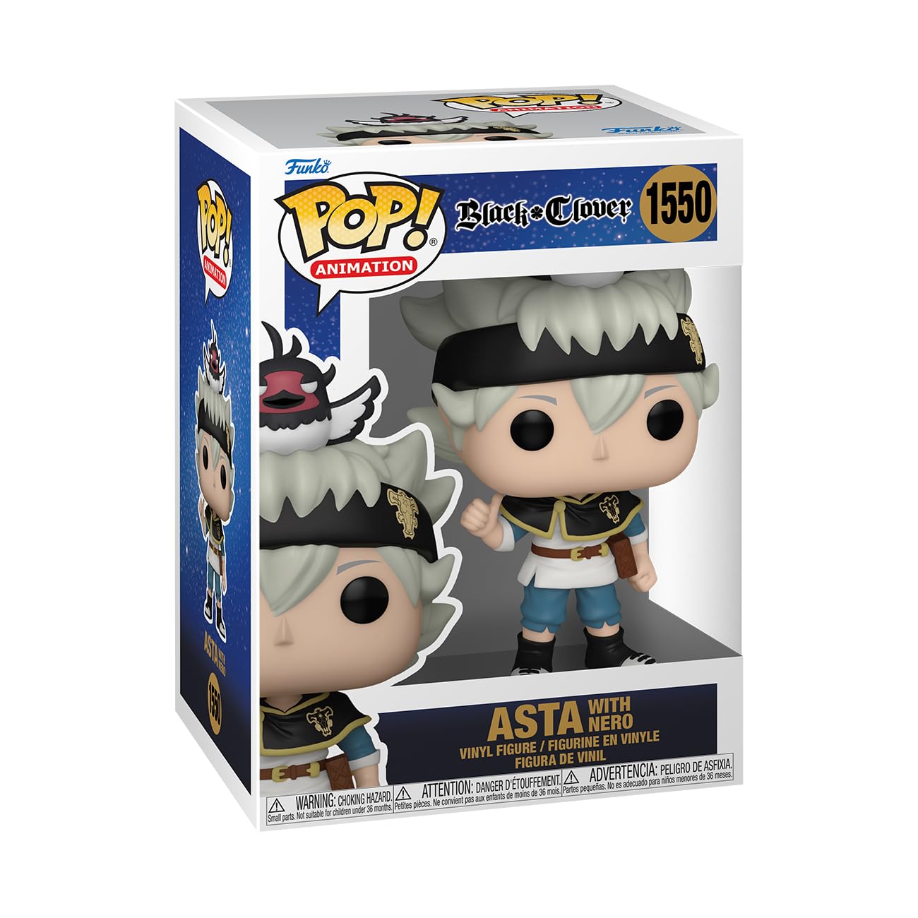Funko POP! Animation: Black Clover - Asta with Nero - Collectable Vinyl Figure - Gift Idea - Official Merchandise - for Kids & Adults - Anime Fans