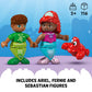 LEGO DUPLO Disney Ariel’s Magical Underwater Palace Building Set - The Little Mermaid Toy for Girls & Boys, Ages 2+ - Toddler Preschool Sensory Toy