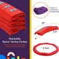 Special Supplies Wavy Circle Balance Beams Stepping Stones for Kids, 8 Pc. Set, Non-Slip Textured Surface and Slip Resistant Floor Rubber Edges