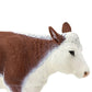 Safari Ltd. Hereford Cow Figurine - Lifelike 5.5" Model Figure - Educational Toy for Boys, Girls, and Kids Ages 1+