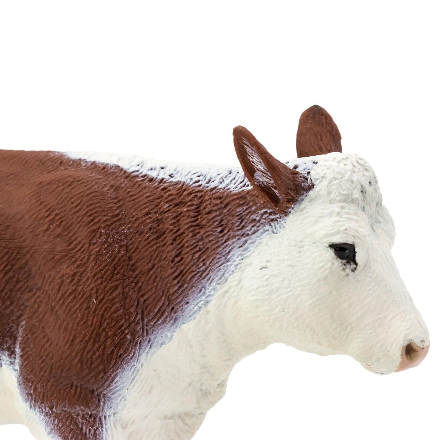 Safari Ltd. Hereford Cow Figurine - Lifelike 5.5" Model Figure - Educational Toy for Boys, Girls, and Kids Ages 1+