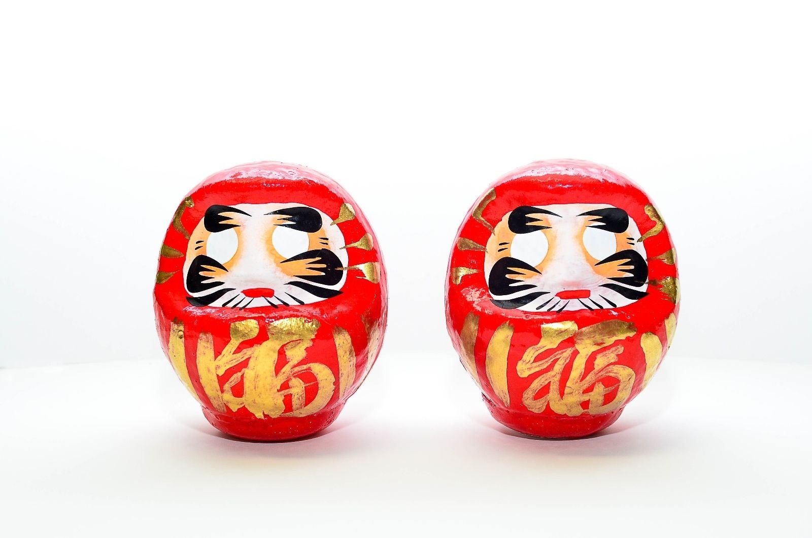 Kotobuki 6072869 Daruma Doll Paper-Mache - 3.75"