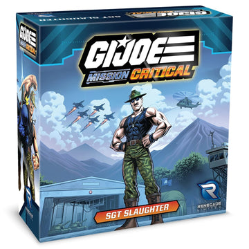 Renegade Game Studios G.I. Joe Mission Critical: SGT Slaughter Expansion Pack with Triple T Vehicle & Combat Cards for RPG Gaming