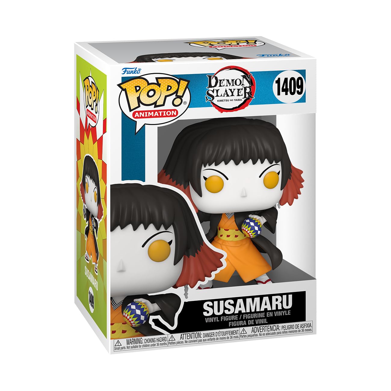 Funko POP! Animation: Demon Slayer - Susamaru - 1/6 Odds for Rare Chase Variant - Collectable Vinyl Figure - Gift Idea - Official Merchandise - for
