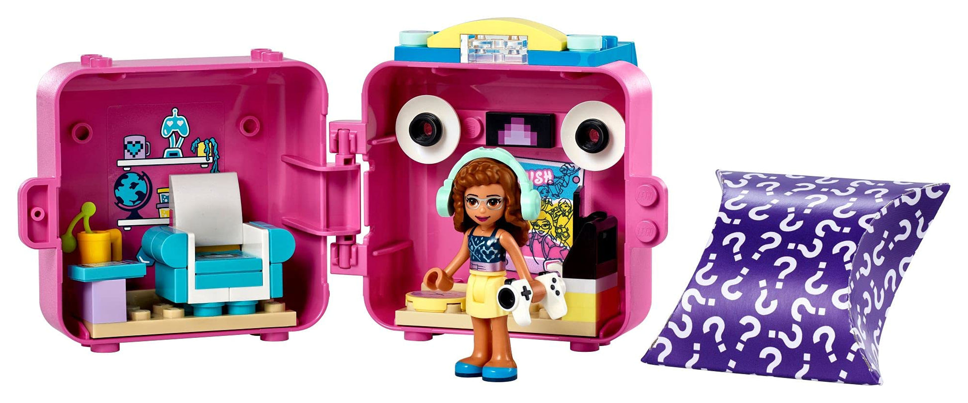 LEGO Friends Olivia's Gaming Cube 41667 Building Kit; Gaming Toy Friends Olivia; Makes a Great Gift for Creative Kids Who Love Mini-Doll Toys; New